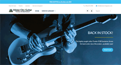 Desktop Screenshot of motorcityguitar.com